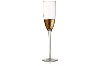 Daphne Gold Champagne Flutes Fete-a-Tete