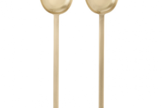 Ferm Living Brass Salad Servers Fete-a-Tete