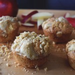 Apple-Cinnamon Muffins with Walnut Streusel Fete-a-Tete