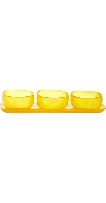 Tina Fray Yellow Bowl Set Fete-a-Tete