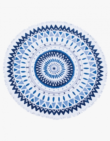 Majorelle Round Towel Fete-a-Tete