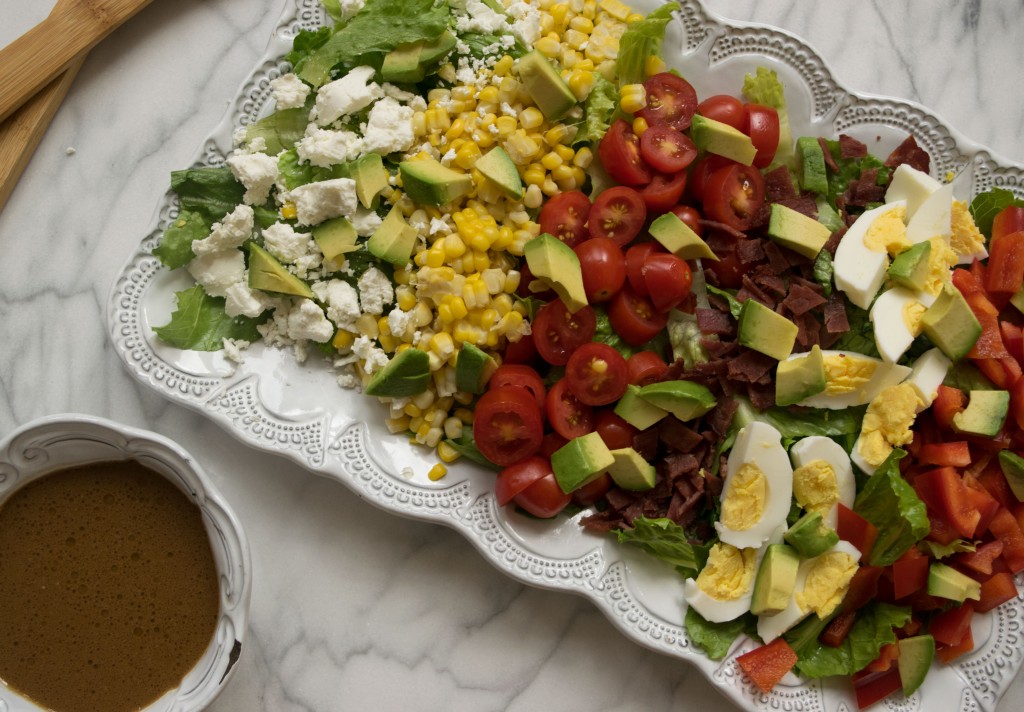 Summertime Cobb with "Creamy" Honey Balsamic Vinaigrette Fete-a-Tete