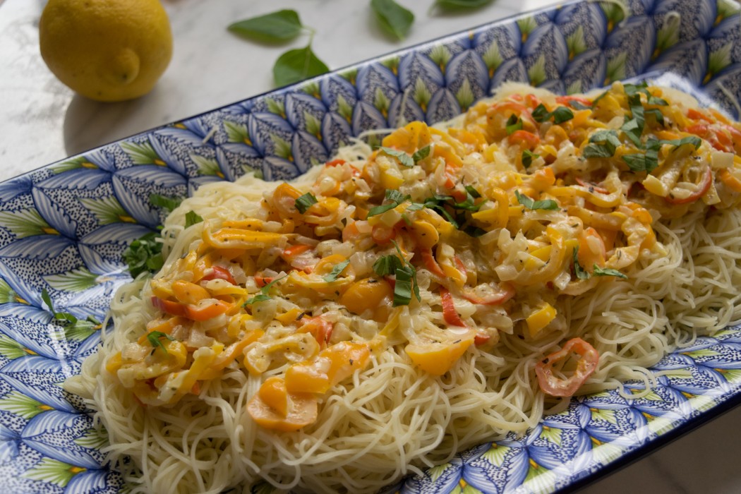 Lemon-Pepper Medley Angel Hair Pasta Fete-a-Tete