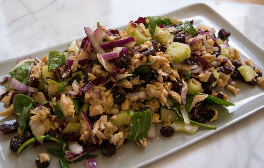 Purple and Green Asian Chicken Salad