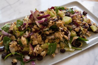 Green and Purple Chicken Salad Fete-a-Tete