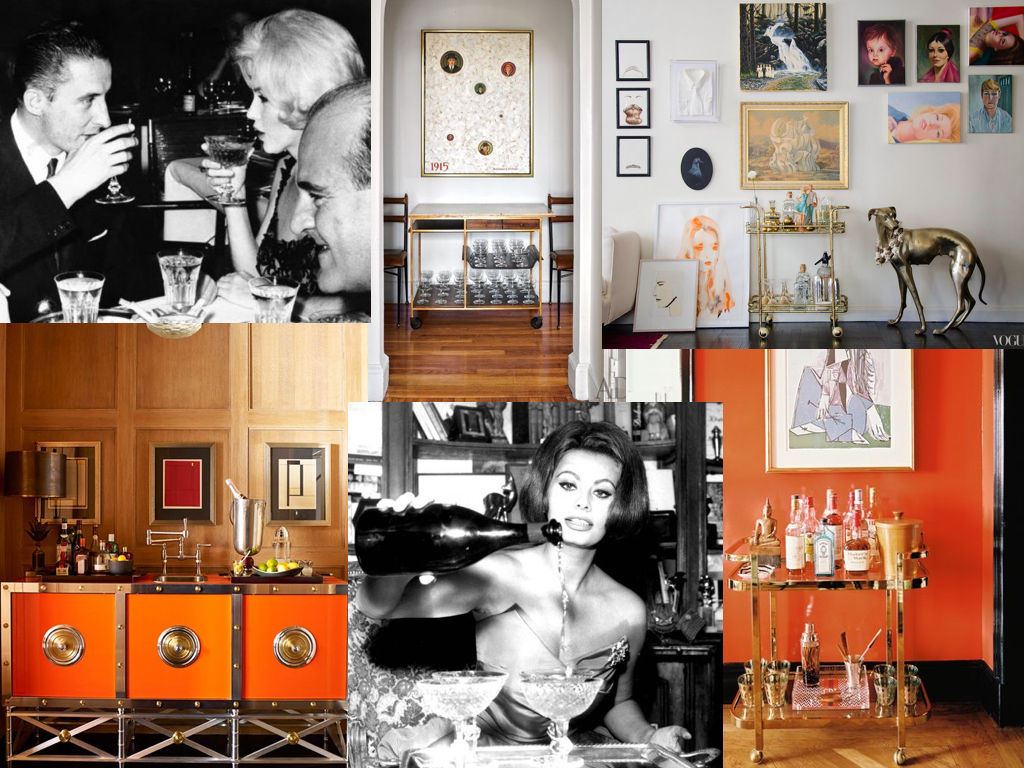 Raising the Bar (Cart): Classic Cocktails with Vintage Bar Carts ...