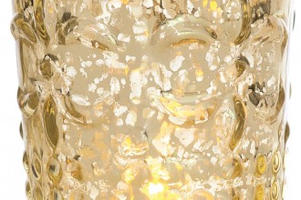 Faded Gold Votive Holders Fete-a-Tete