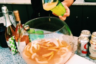 Zing-A-Zing Tequila-Ginger Beer Punch Fete-a-Tete