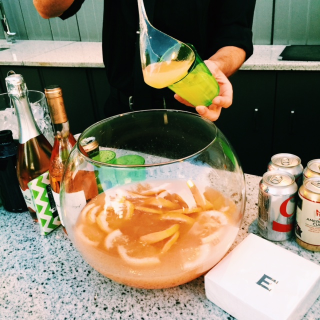 Zing-A-Zing Tequila-Ginger Beer Punch Fete-a-Tete