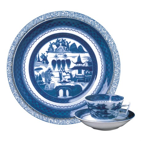 Mottahedeh Blue Canton (Assorted Pieces) Fete-a-Tete