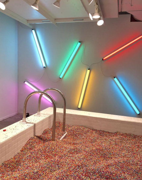 Pool of Sprinkles at The Ice Cream Museum